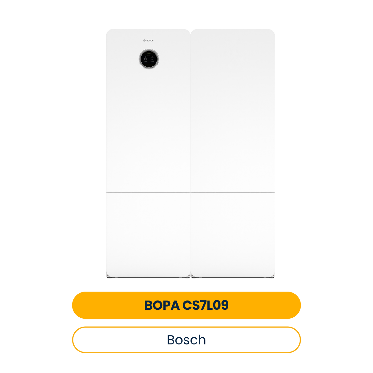 Pack pompe à chaleur à eau BOSCH BOPA CS7L09 CS7800iLW 6 MBF, SWDP 300-2 O C (Réf. 7739624466)