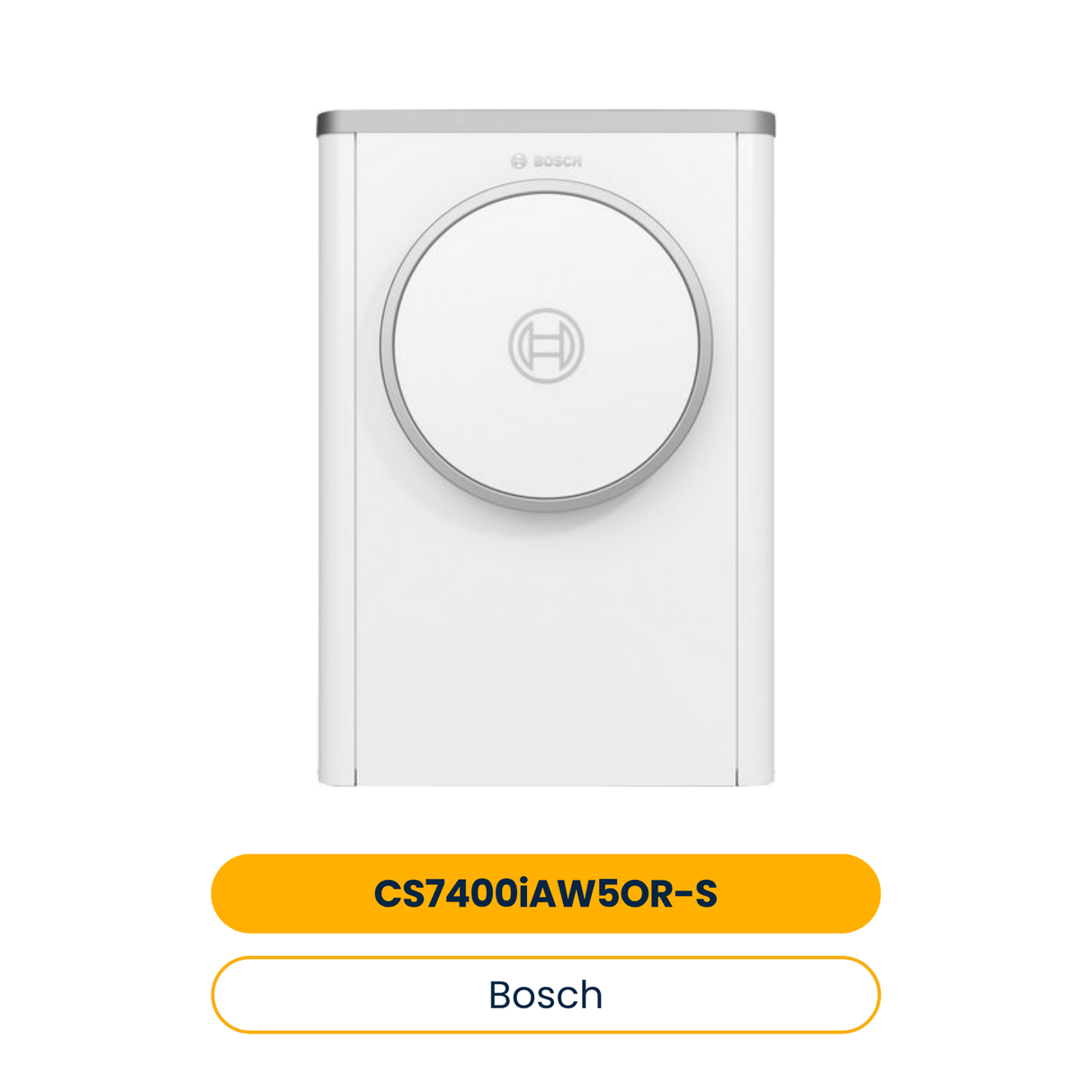 BOSCH Pompe à chaleur aérothermique CS7400i AW 5 OR-S Unité extérieure Monobloc WP, 1380x940x600 (Réf. 7738602075)