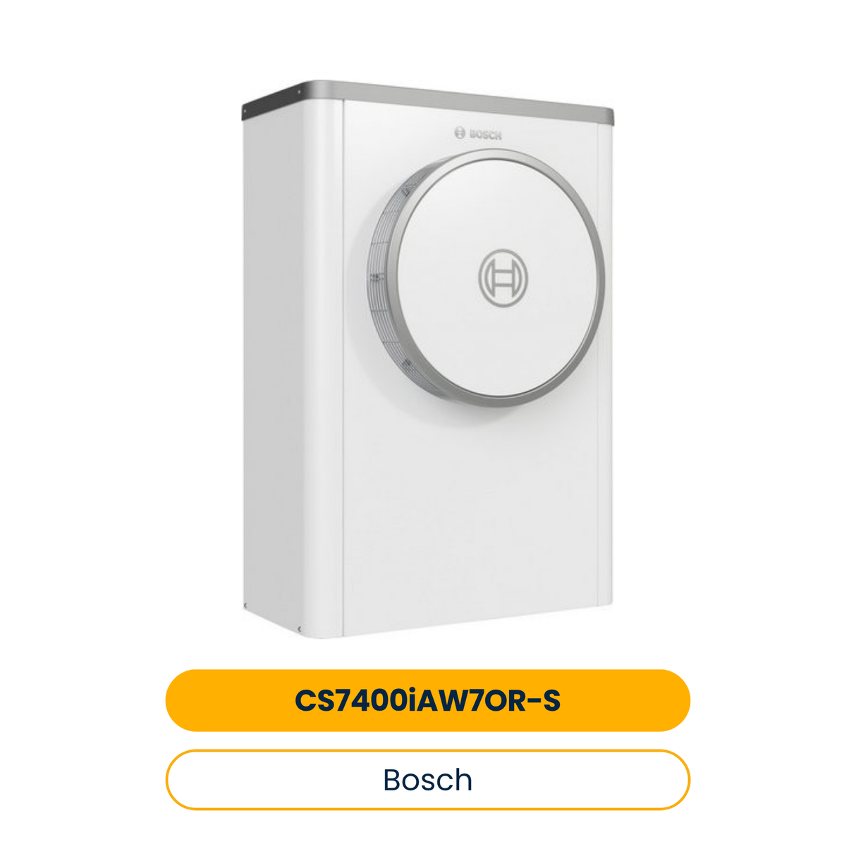 BOSCH Pompe à chaleur aérothermique CS7400i AW 7 OR-S Unité extérieure Monobloc-WP, 1380x940x600 (Réf. 7738602076)