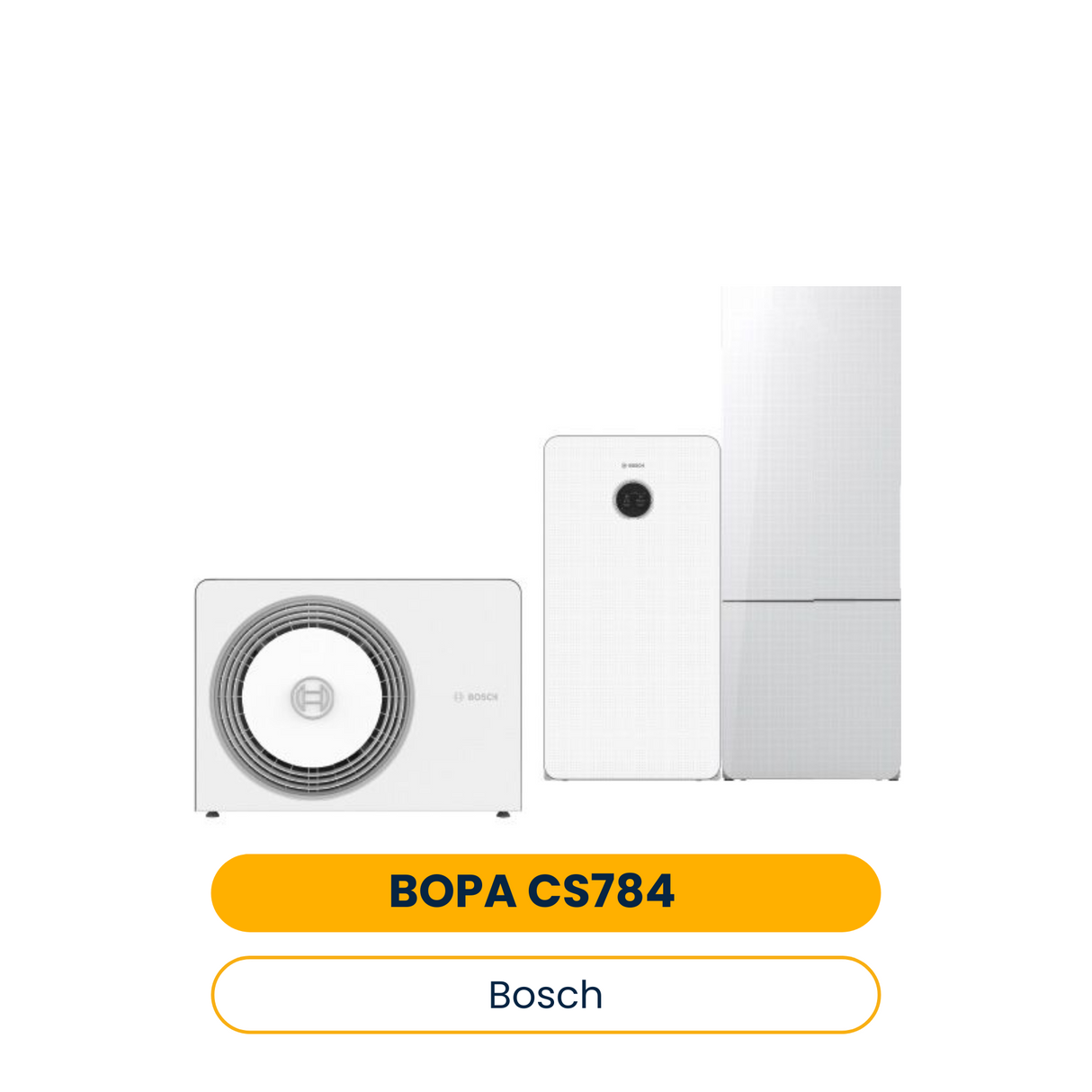 BOSCH Luftwärmepumpen-Paket BOPA CS784 AW 7 OR-S, CS6800iAW 12 MB, SWDP 300-2 (Art.-Nr. 7739622874)