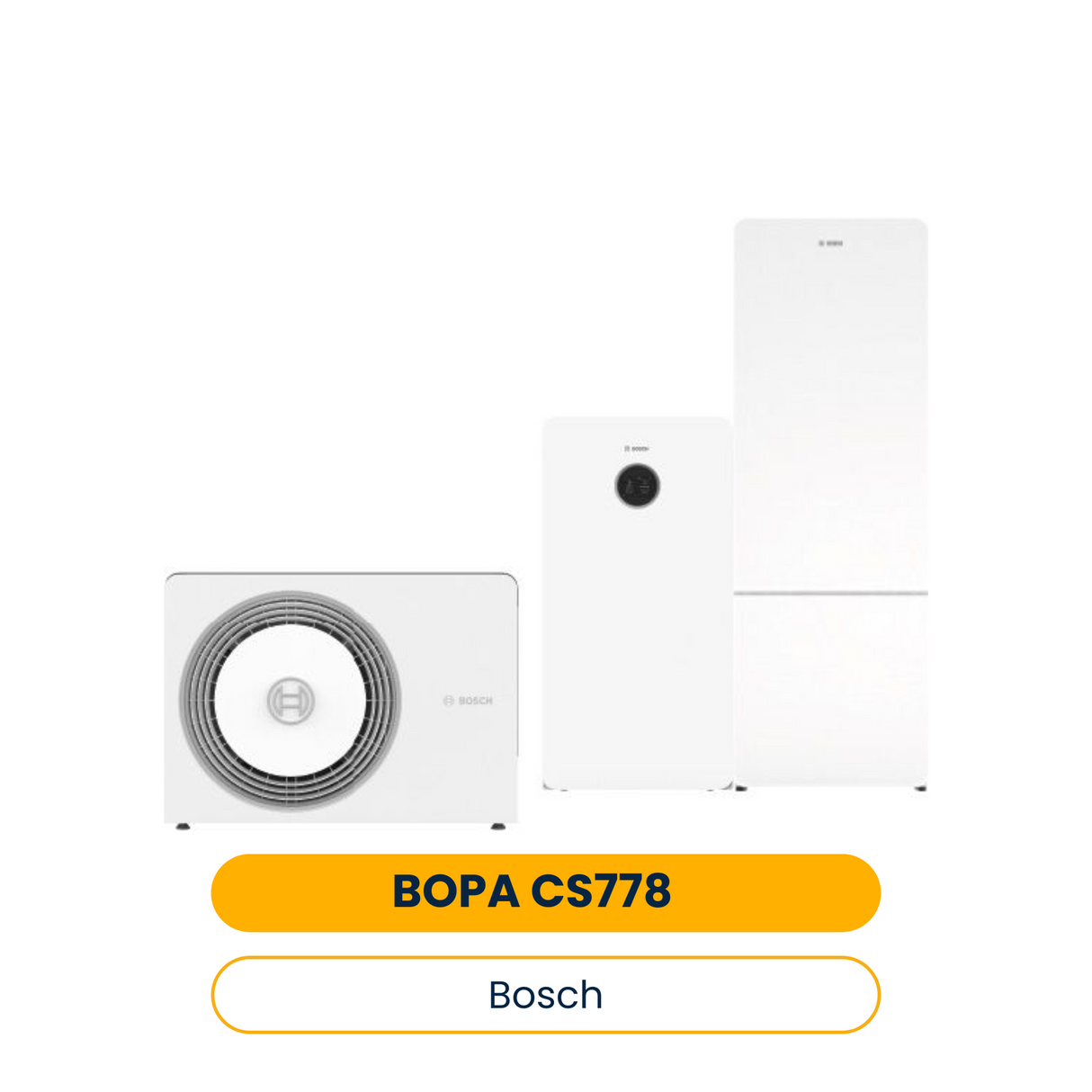 BOSCH Luftwärmepumpen-Paket BOPA CS778 AW 7 OR-S, CS5800iAW 12 MB, SWDP300-2O C (Art.-Nr. 7739622871)