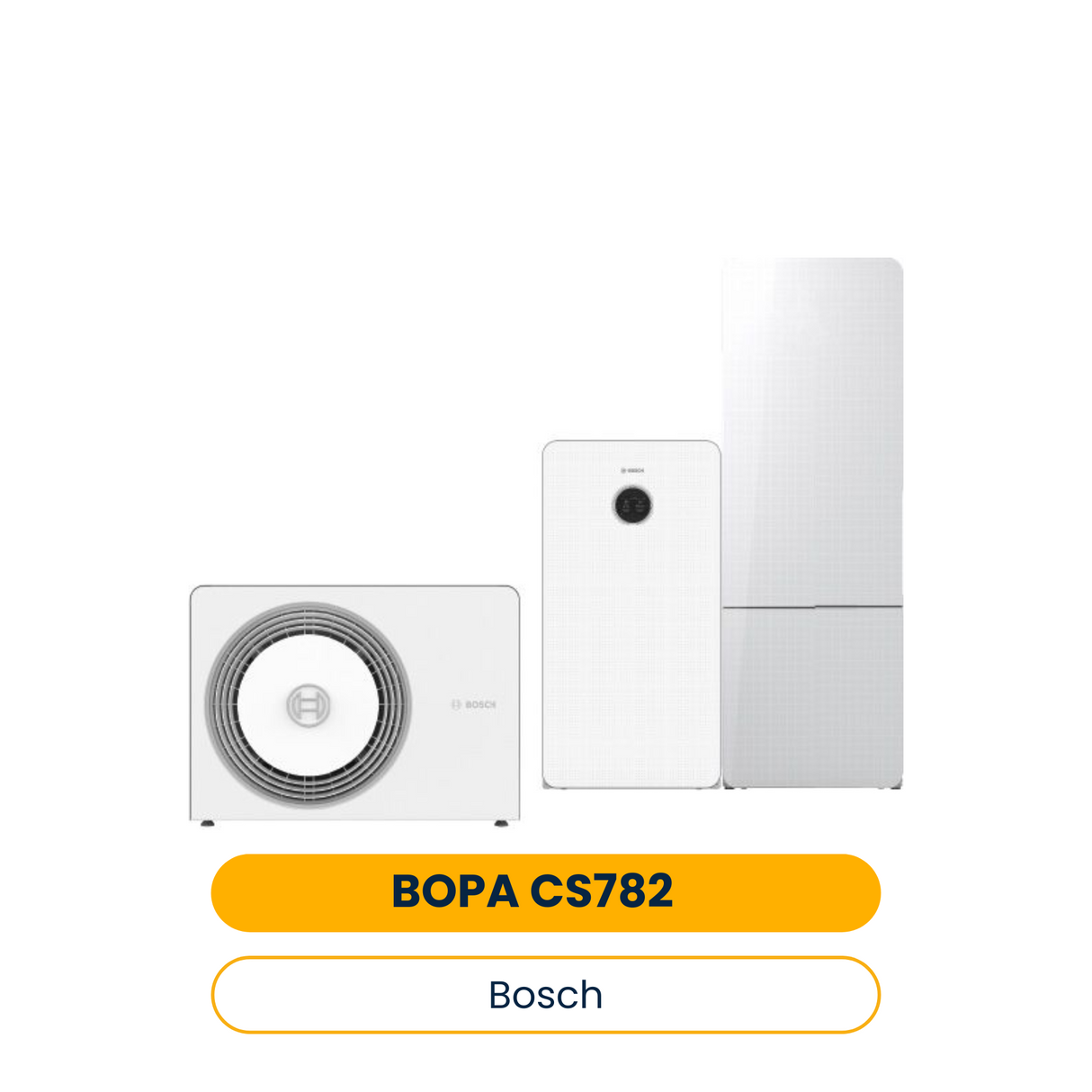 BOSCH Luftwärmepumpen-Paket BOPA CS782 AW 4 OR-S, CS6800iAW 12 MB, SWDP300-2O C (Art.-Nr. 7739622870)