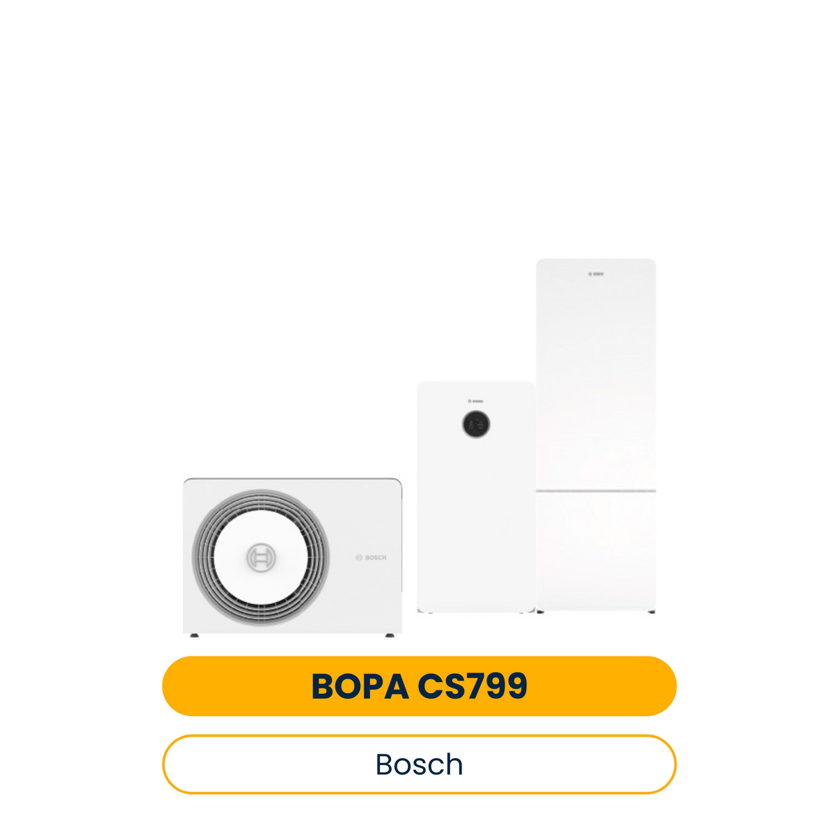 BOSCH Luftwärmepumpen-Paket BOPA CS799 AW 12 OR-T, CS5800iAW 12 MB,SWDP300-2OC (Art.-Nr. 7739623439)