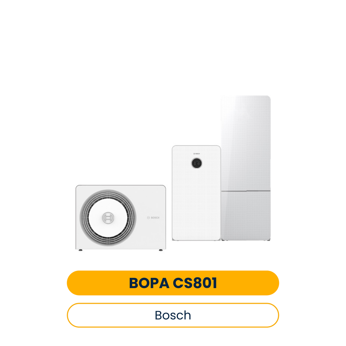 BOSCH Luftwärmepumpen-Paket BOPA CS801 AW 12 OR-T, CS6800iAW 12 MB, SWDP 300-2 (Art.-Nr. 7739623441)