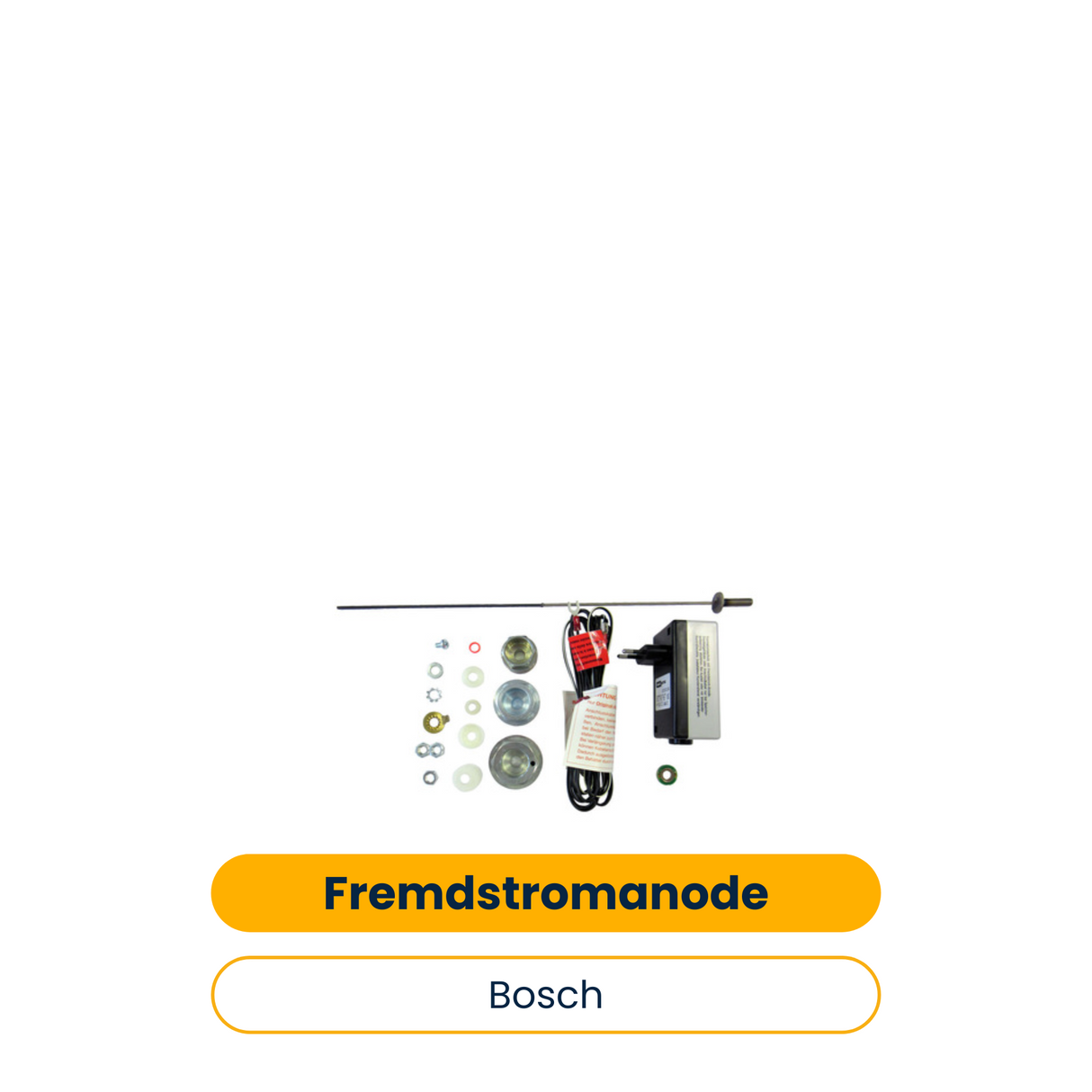 Anode à courant externe BOSCH UP2.3-919 Manchon protection contre la corrosion pour réservoirs à partir de 400L (Réf. 7735502785)