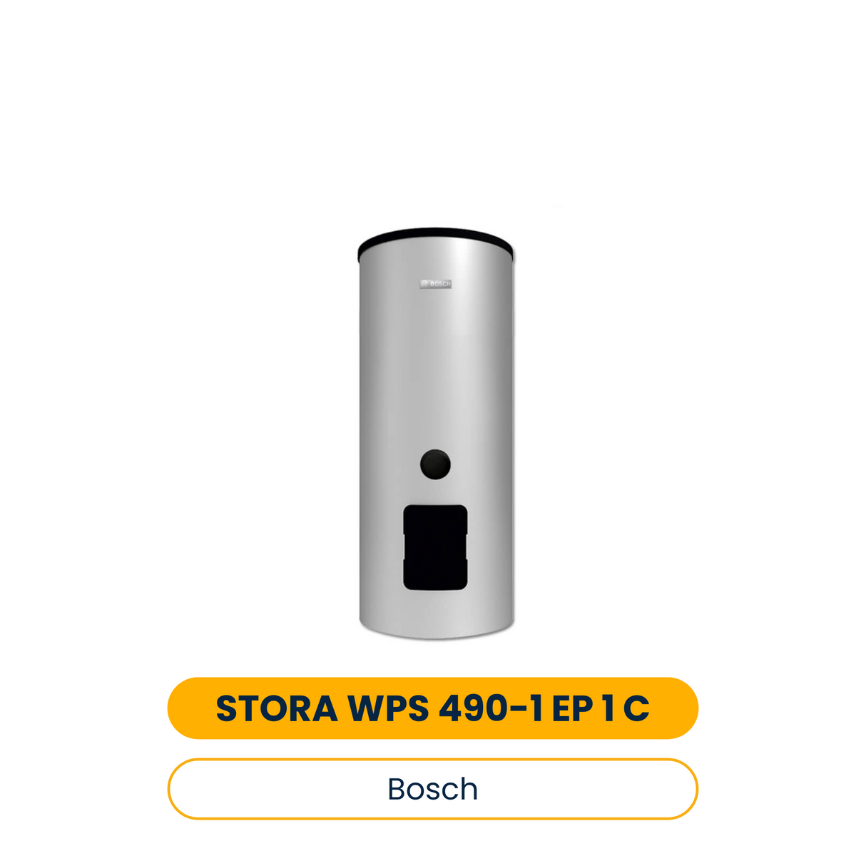 BOSCH bivalenter Warmwasserspei. STORA WPS 390-1 EP 1 C, 1594x700, 343L, silber (Art.-Nr. 8732921683)
