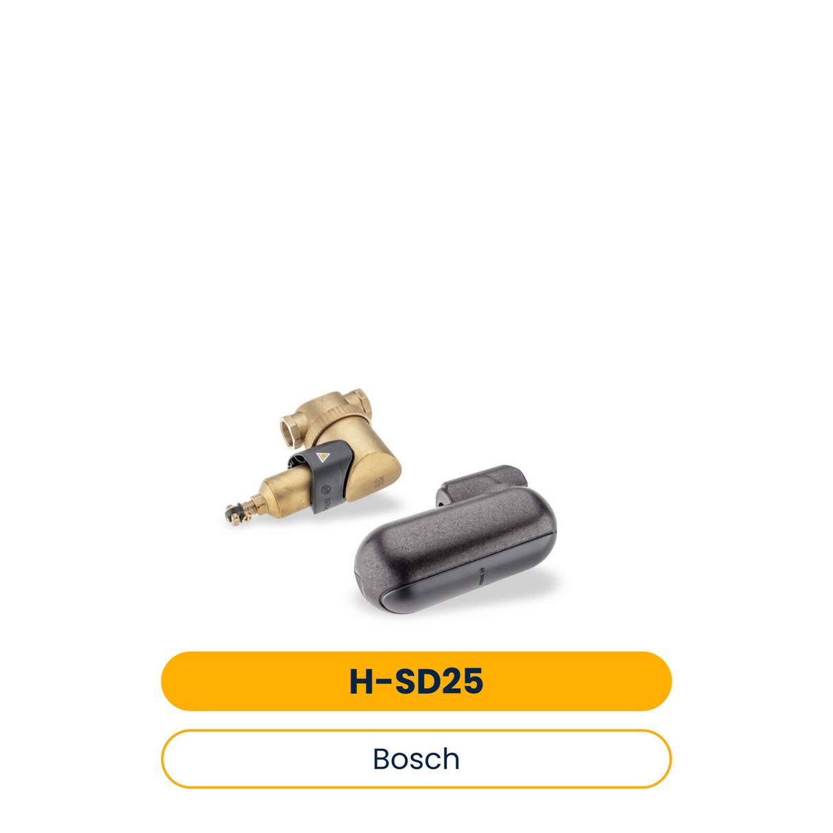 BOSCH Installationszubehör H-SD25 Schlammabscheider mit Isolierung, DN25 (Art.-Nr. 7738330168)