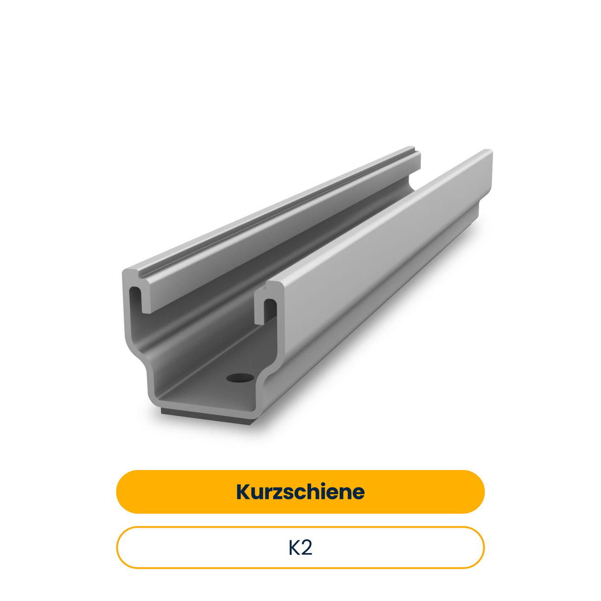 K2 MultiRail 25 Kurzschiene (50 Stk.) (Art.-Nr. 2002793)
