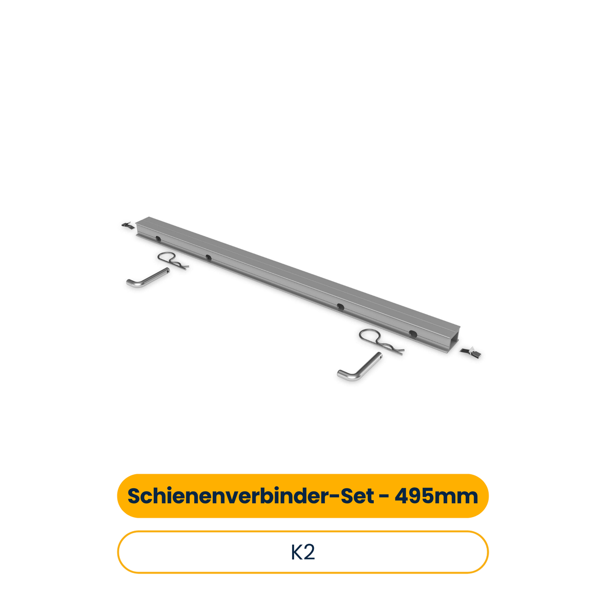 K2 Dome 6 Connector Set Schienenverbinder-Set - 495mm (20 Stk.) (Art.-Nr. 2004178)