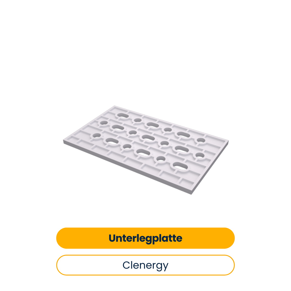 Clenergy Unterlegplatte