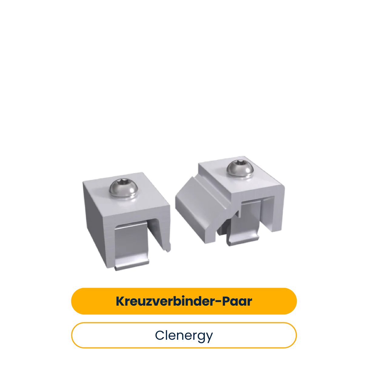 Clenergy Kreuzverbinder-Paar für Quermontage