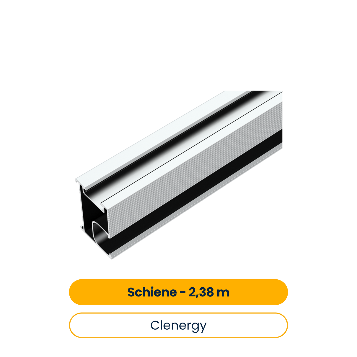 Clenergy Schiene - 2,38m