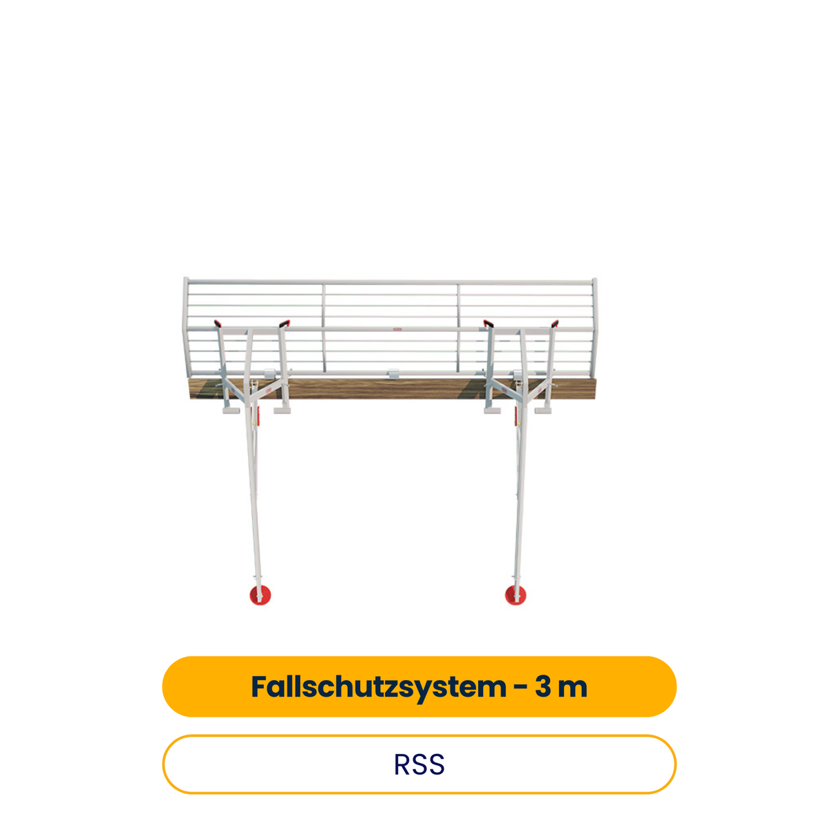 RSS système de protection contre les chutes - système pour toitures inclinées 3m