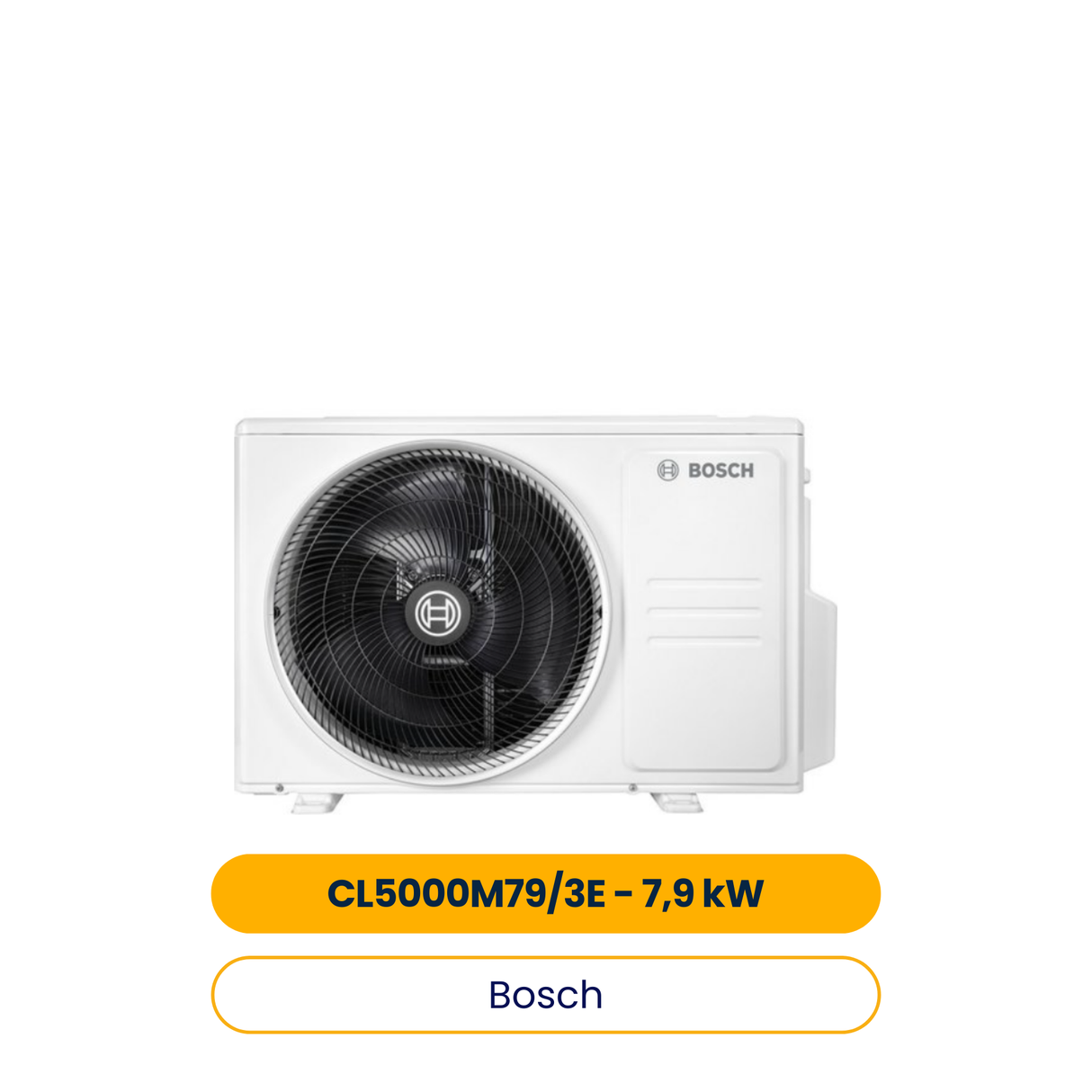 BOSCH Klimagerät CL5000M 79/3 E Multisplit Außeneinh. 673x890x342 7,9kW (Art.-Nr. 7733701935)
