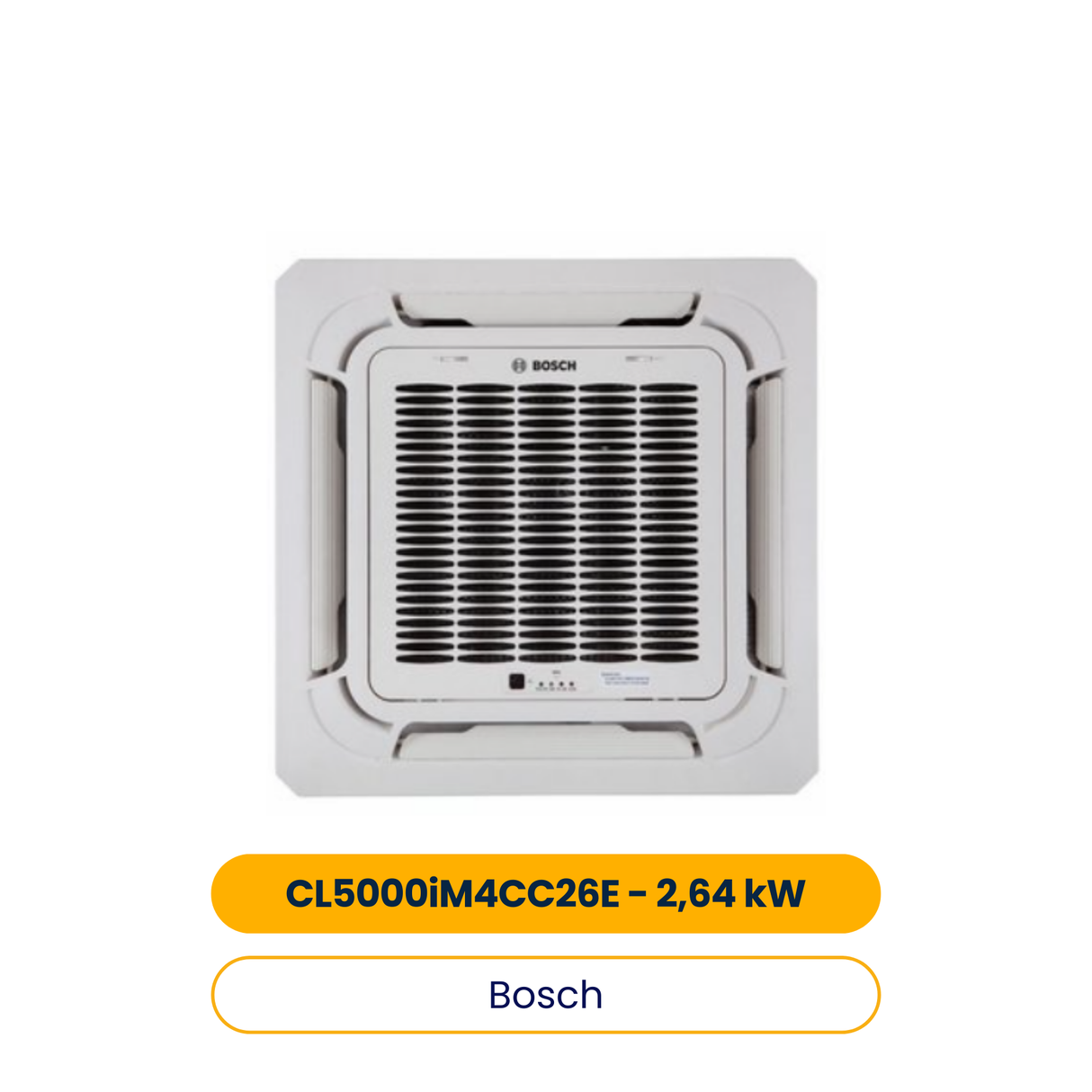 BOSCH Klimagerät CL5000iM 4CC 26 E Deckenkassette 325x670x670, 2,64 kW (Art.-Nr. 7733701940)
