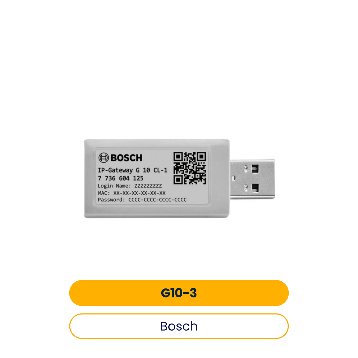 BOSCH Zubehör für Klimageräte G 10-3 IP-Gateway für Split-Klimagerät CL3000i (Art.-Nr. 7736606771)