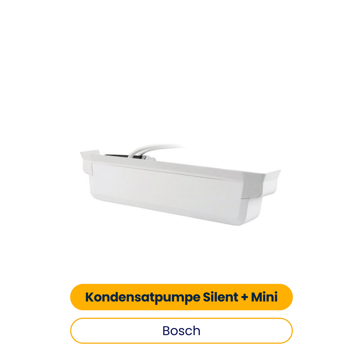 BOSCH Zubehör für Klimageräte Pumpe Kondensatpumpe Silent+ Mini White, 45l/h (Art.-Nr. 7738345075)