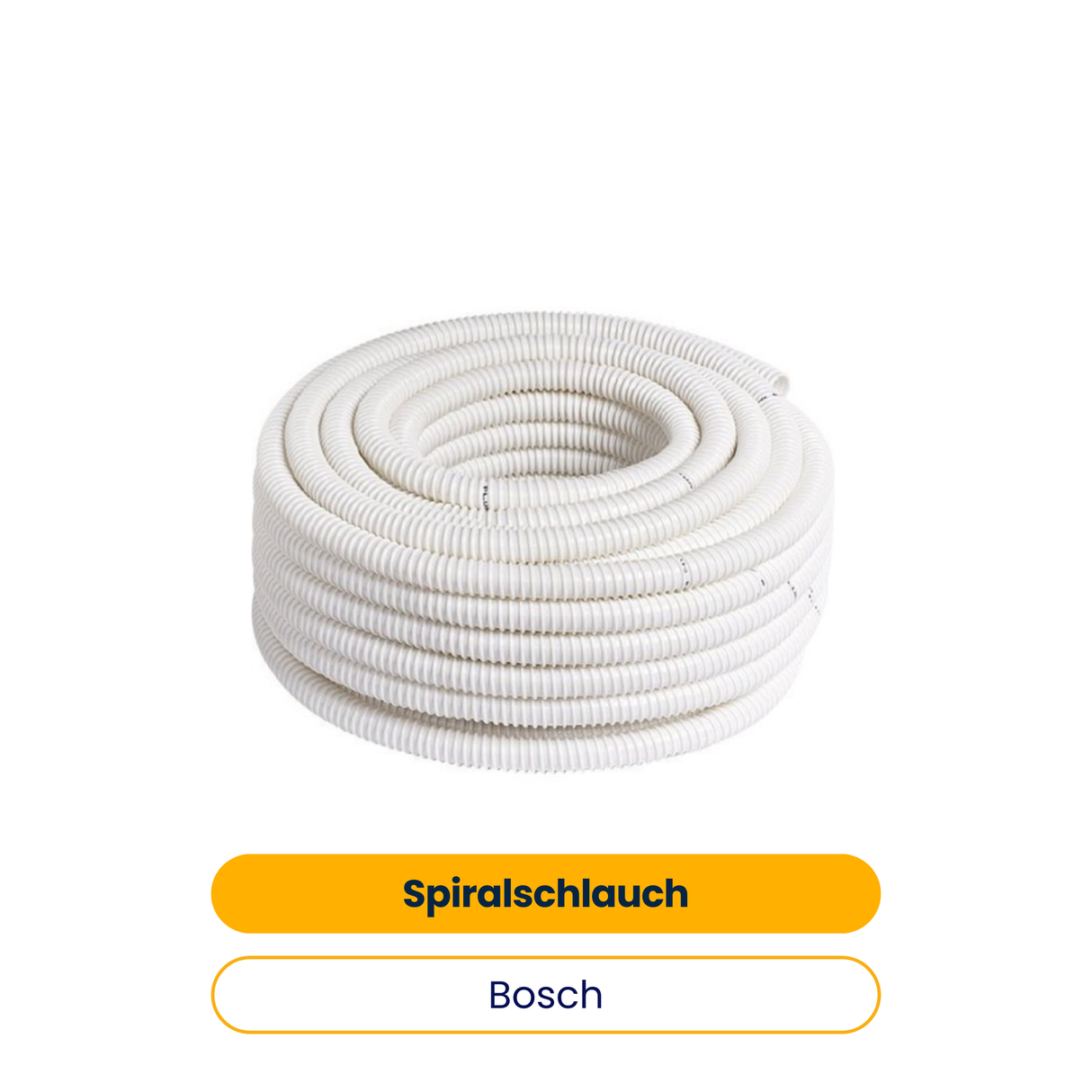 BOSCH Zubehör für Klimageräte Spiralschlauch Ø 16mm, Rolle 30 m (Art.-Nr. 7738345076)