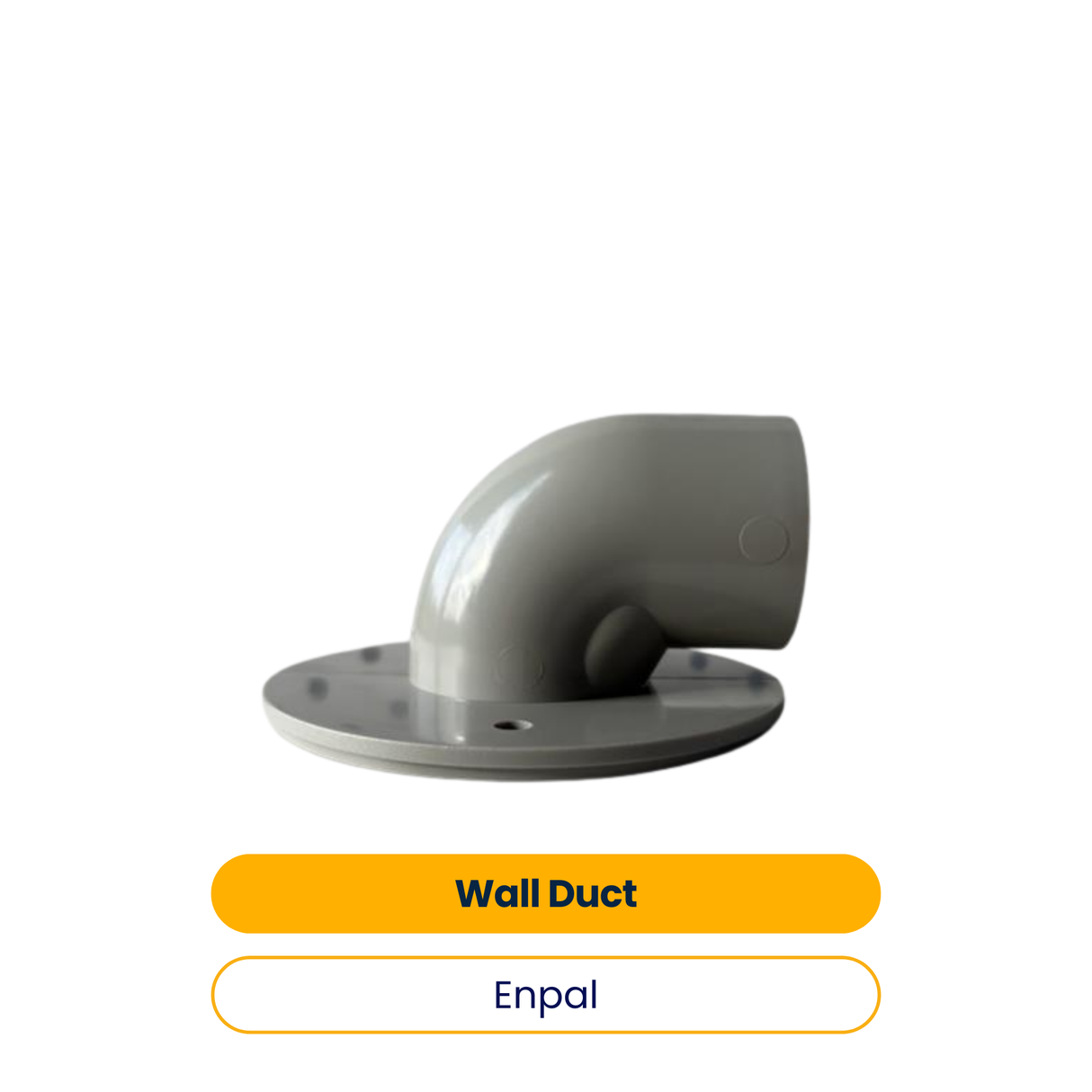 Conduit mural Enpal, connecteur PV