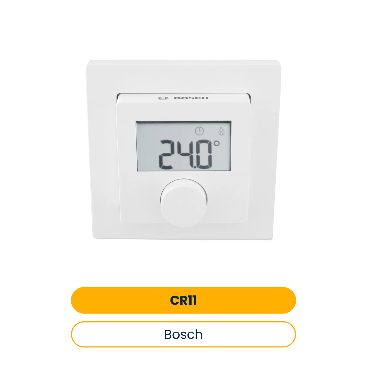 BOSCH Fernbedienung/Raumregler CR 11 81x81x25, für 1 Heizkreis (Art.-Nr. 7738112963)