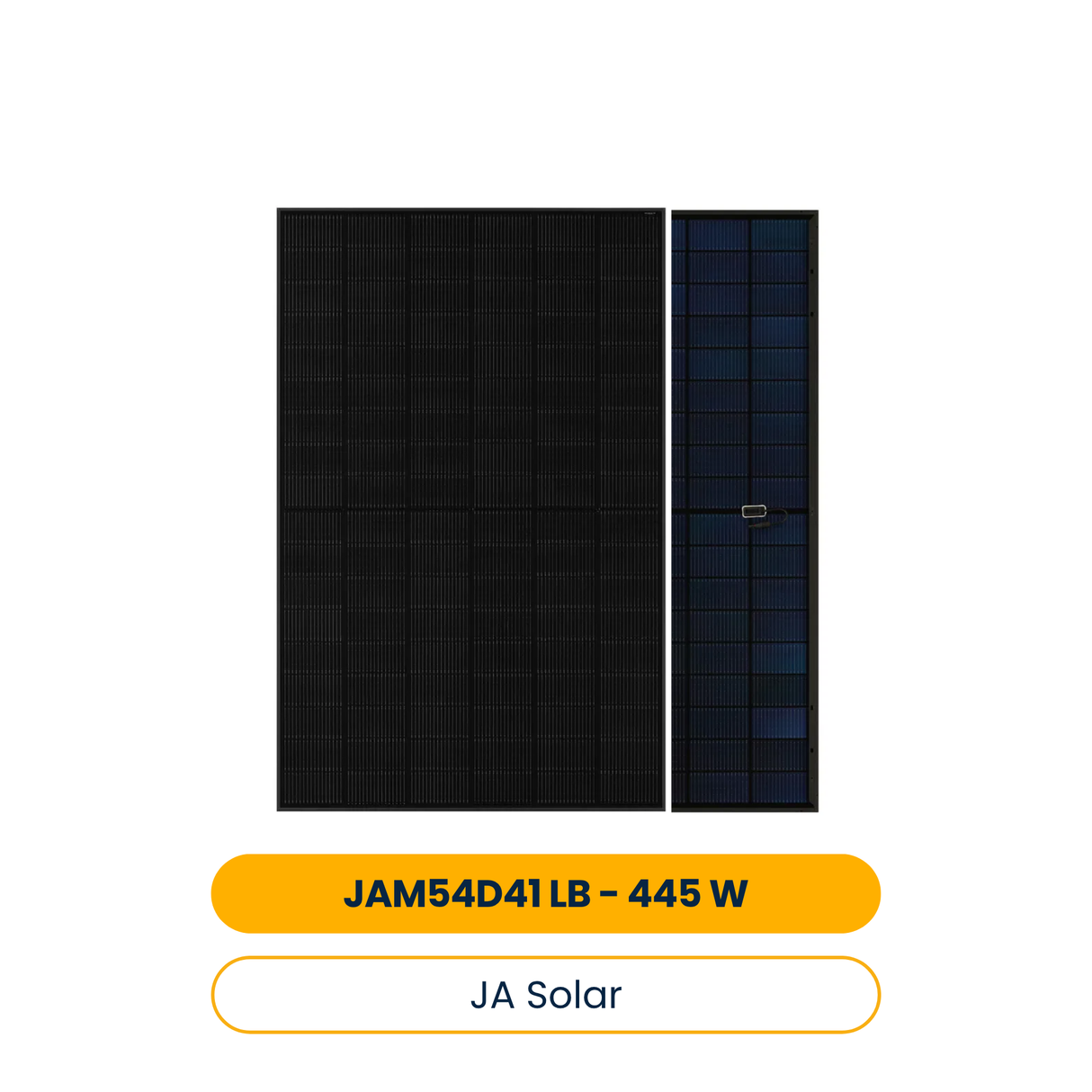 JA Solar JAM54D41 LB double verre-Panneau 445 W