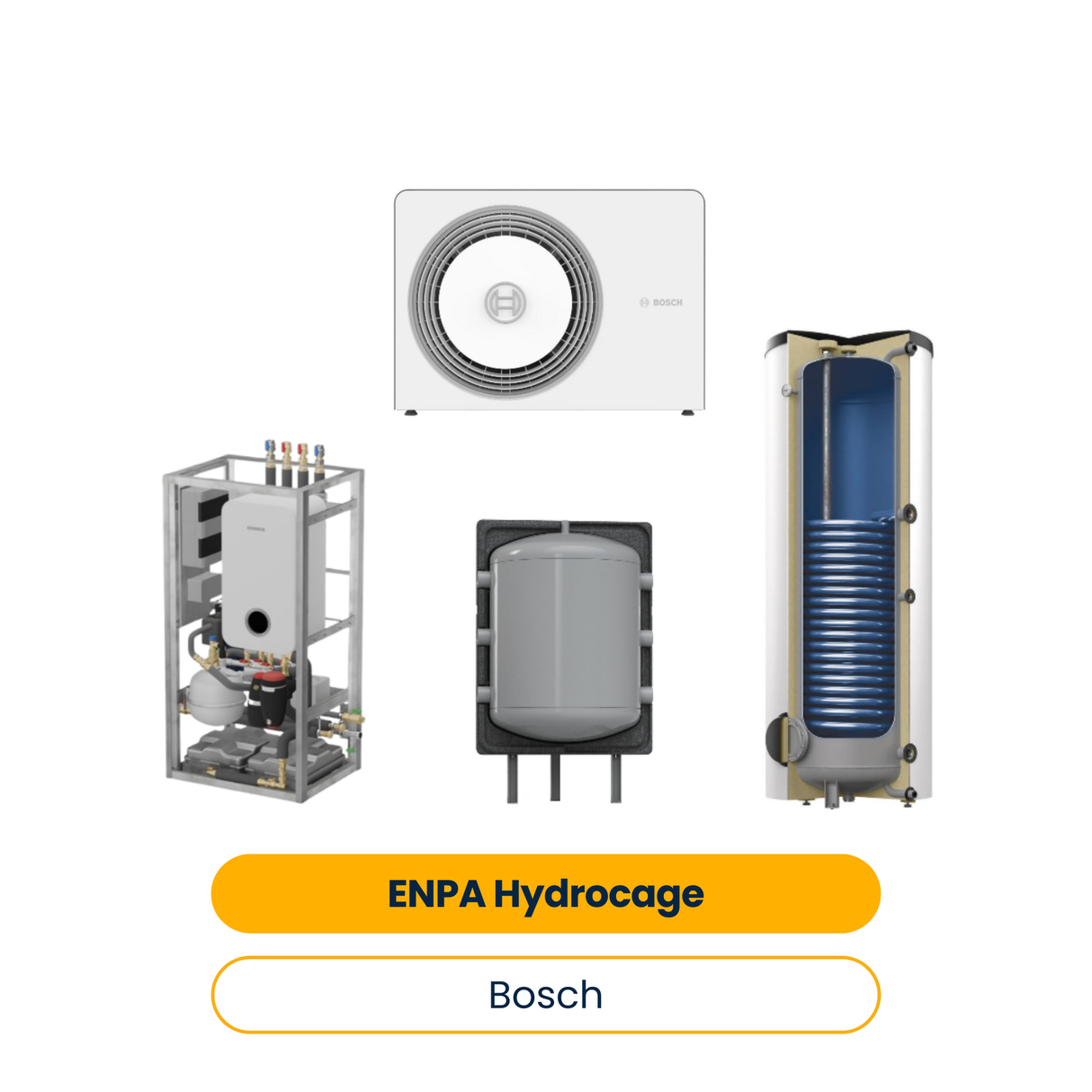 Luftwärmepumpen-Paket ENPA Hydrocage