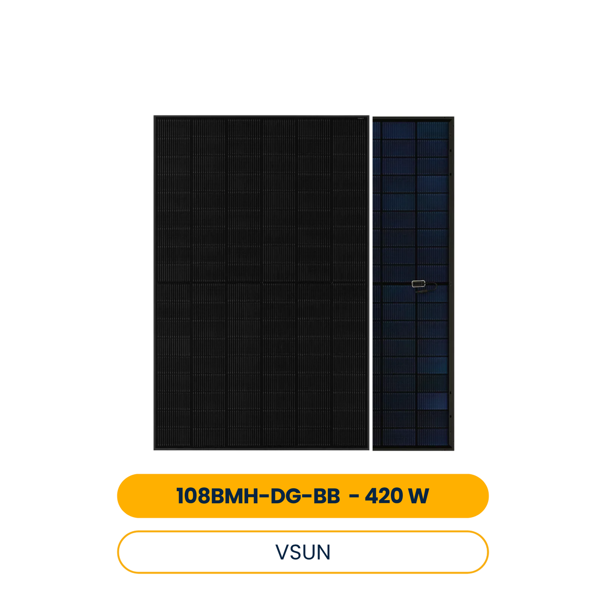VSUN Vesta Ultra Black 108BMH-DG-BB Doppelglas-Modul 420 W