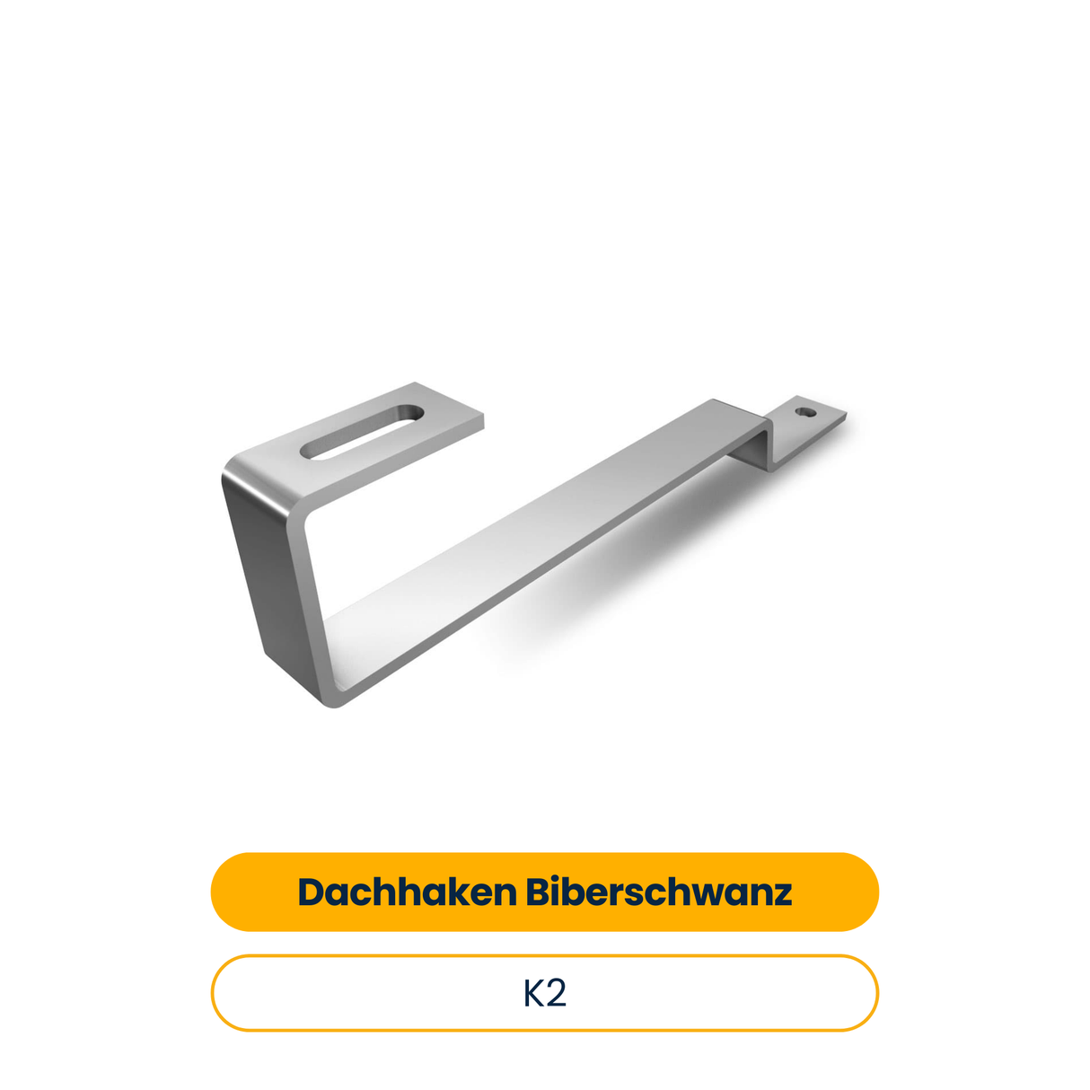 K2 Crochet de toit Biberschwanz étroit (Réf. 1000214)