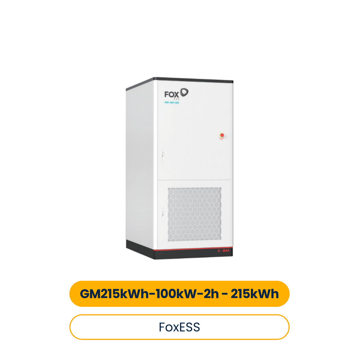 FoxESS GMAX GM215kWh-100kW-2h Batteriespeicher 215kWh