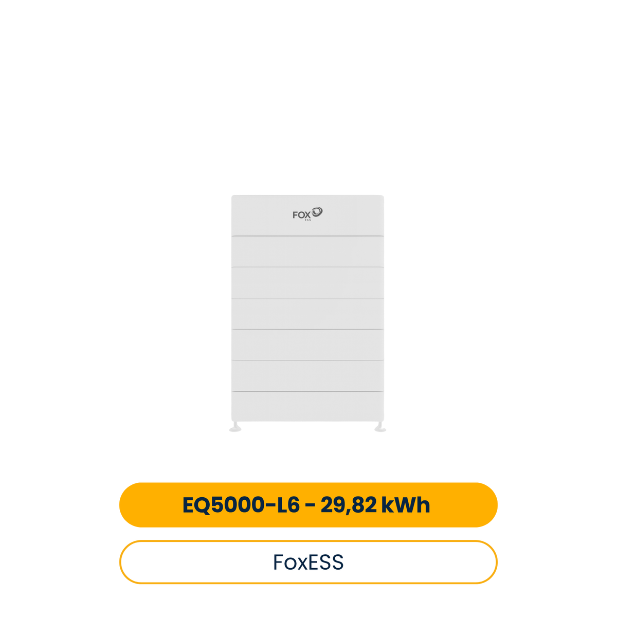 FoxESS EQ5000-P-L6 Batteriespeicher 29,82 kWh