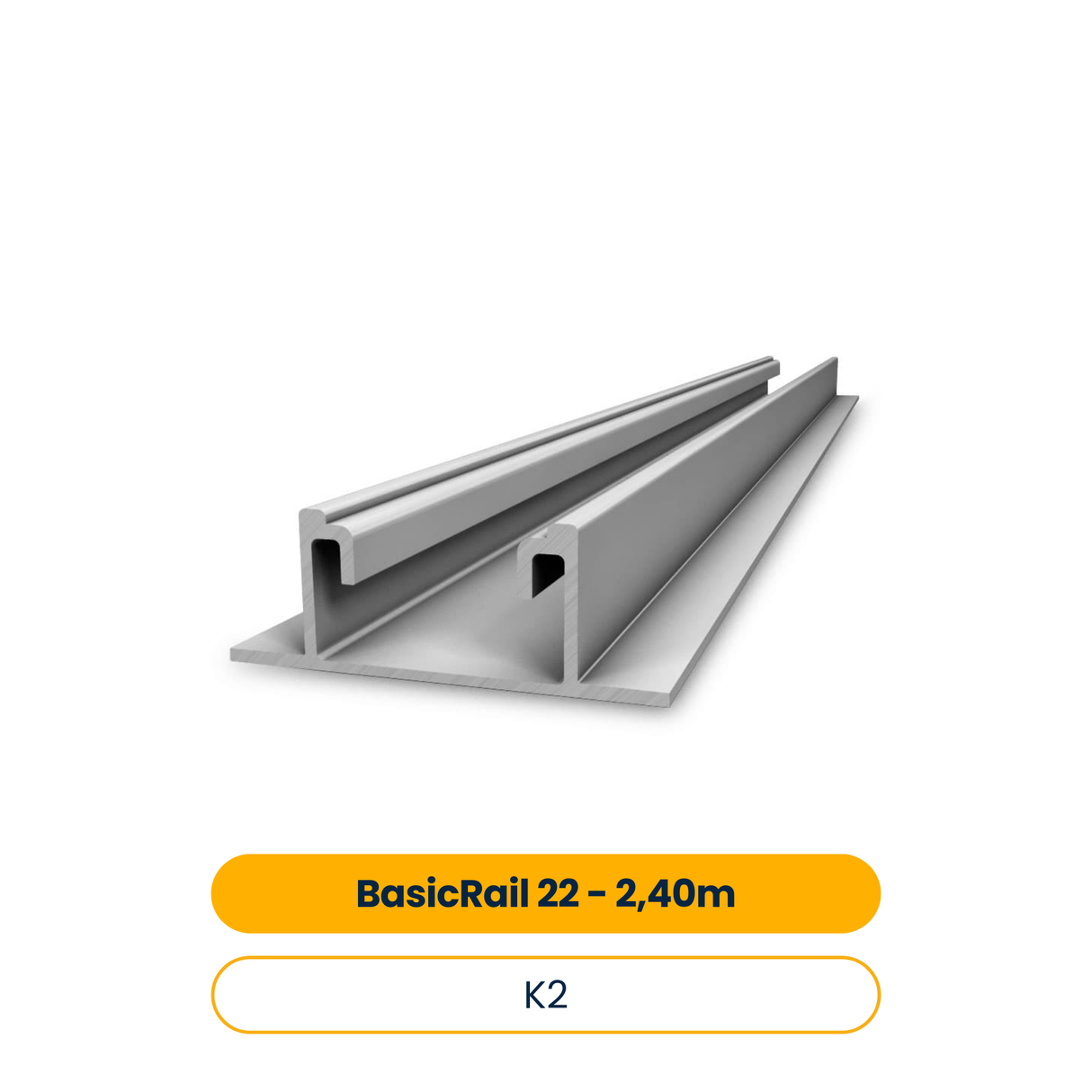 K2 BasicRail 22; 2,40 m (Réf. 2003460)