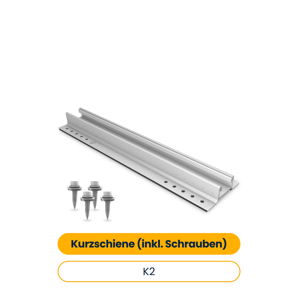 K2 MiniRail MK2 Set Kurzschiene (Art.-Nr. 2004211)