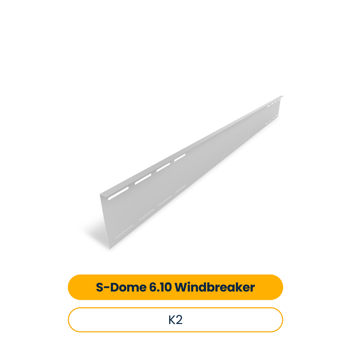 K2 S-Dome 6.10 Coupe-vent long (10 pcs) (Réf. 2003250)