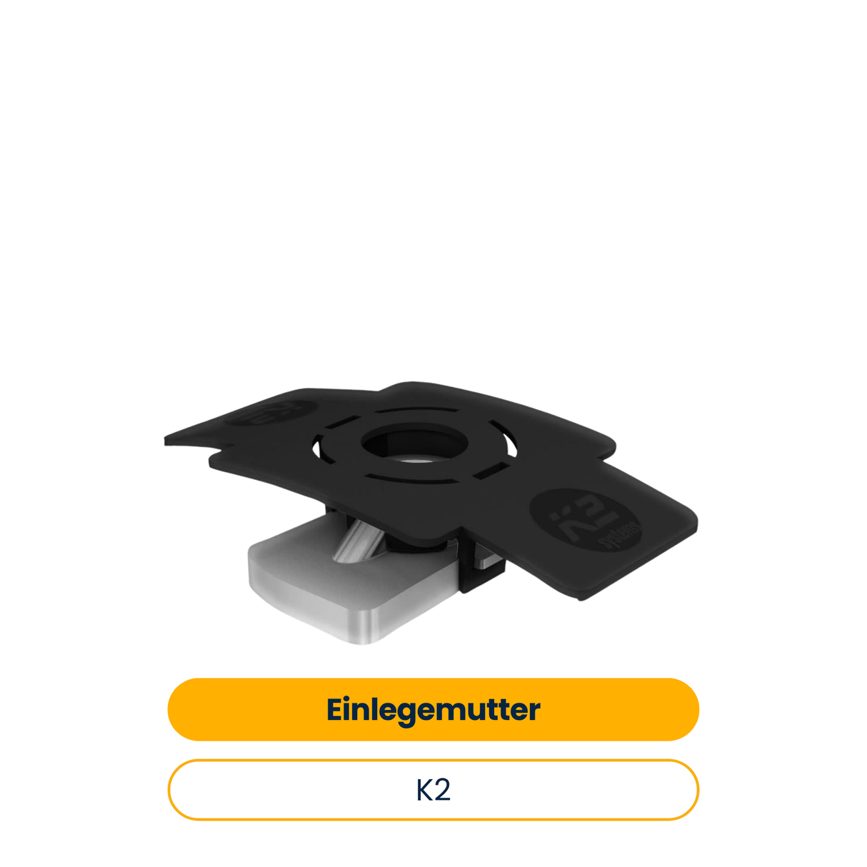 K2 Einlegemutter MK2 Edelstahl (250 Stk.) (Art.-Nr. 1001643)