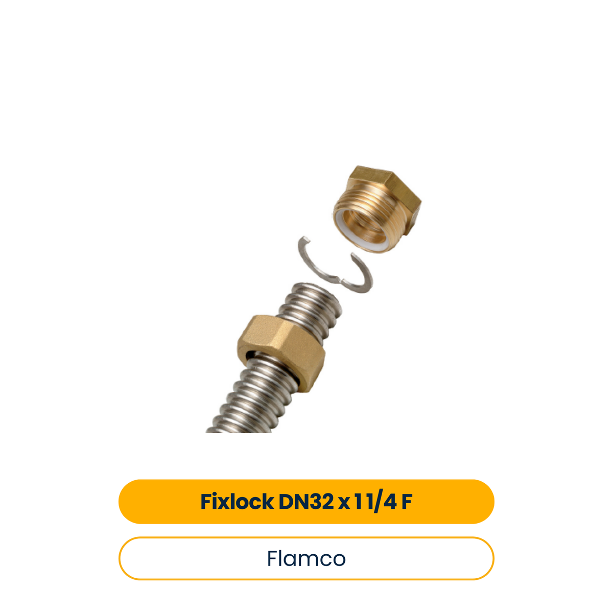 Flamco Fixlock DN32 x 1 1/4 F – Set (2 Stück) (Art.-Nr. M46111FL)