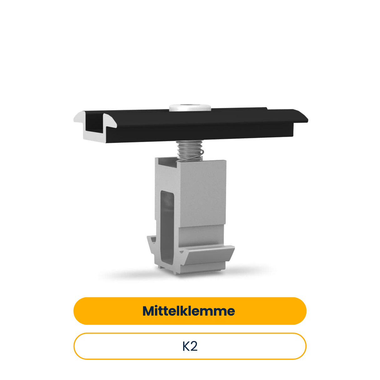 K2 DomeClamp Mittelklemme 30-50mm, schwarz eloxiert (Art.-Nr. 2002609)