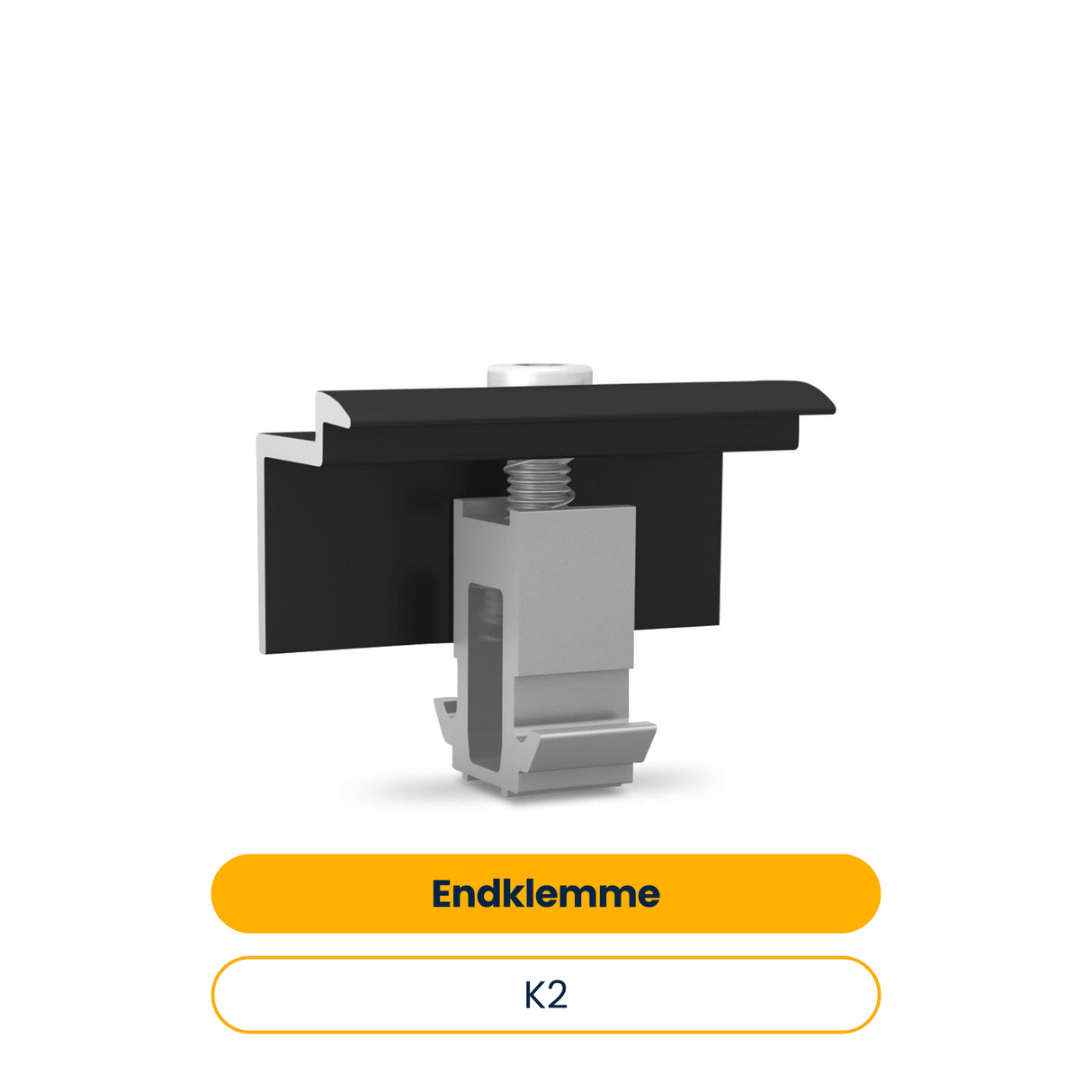 K2 DomeClamp Endklemme 30-50mm, schwarz eloxiert (Art.-Nr. 2002610)