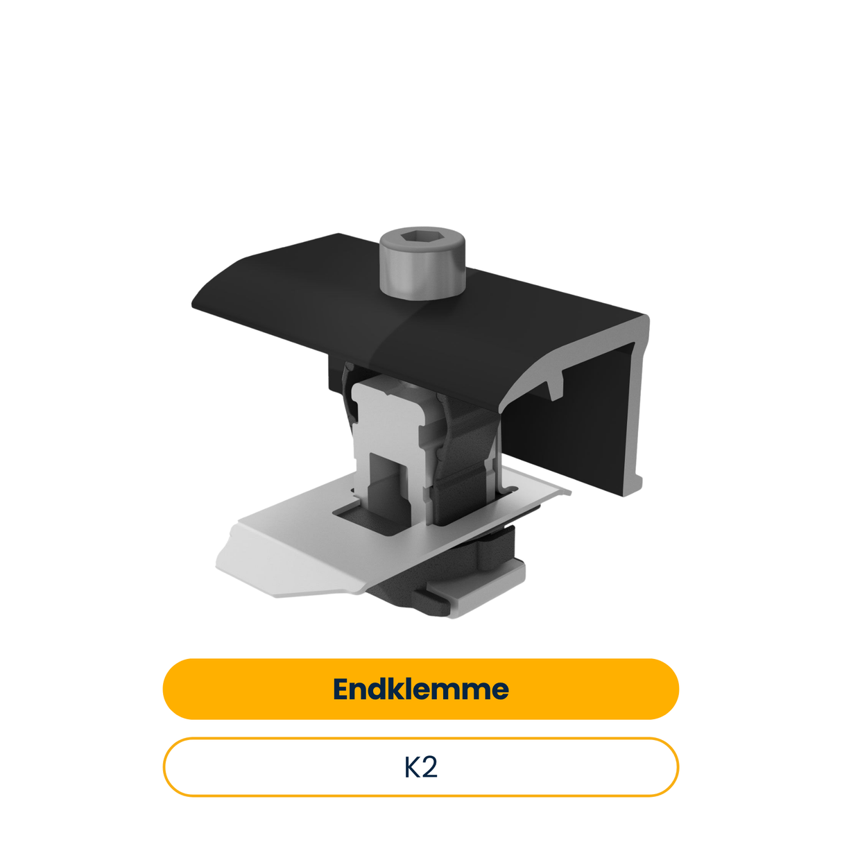 K2 Clamp Endklemme EC 25-40mm, schwarz eloxiert (Art.-Nr. 2004545)
