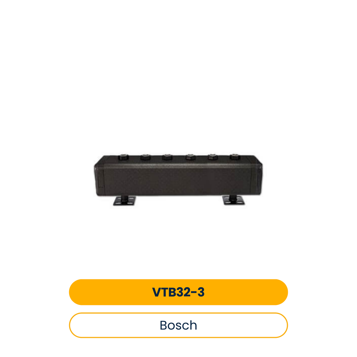 BOSCH Accessoires pour pompes à chaleur air VTB 32-3 répartiteur de circuit de chauffage pour 3 circuits de chauffage, DN32 (Réf. 8738212240)