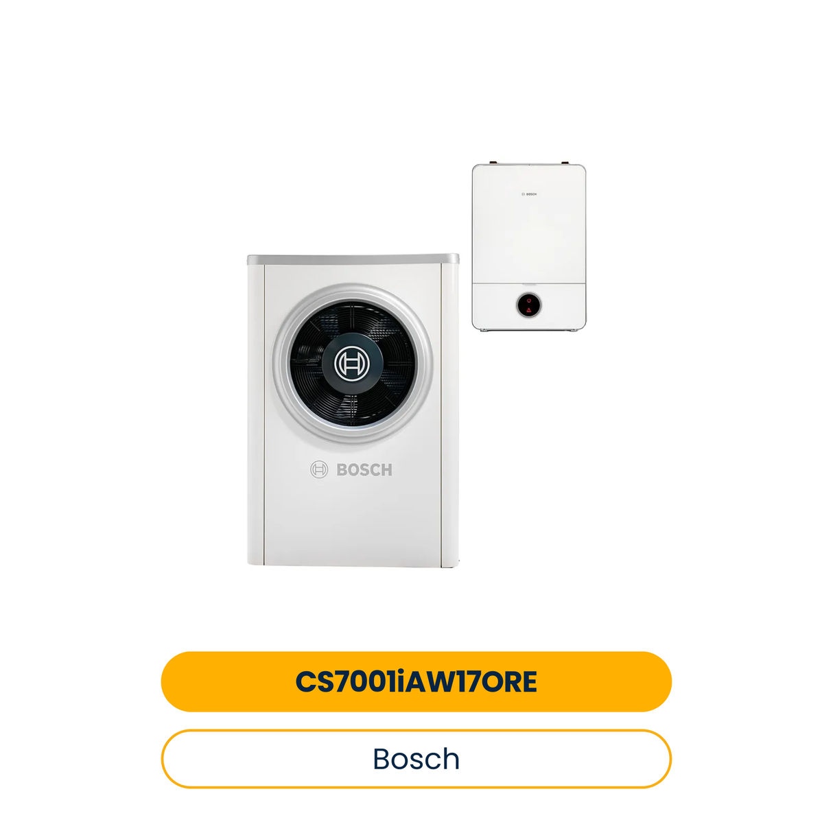 BOSCH Pompe à chaleur air/eau Compress CS7001i AW 17 ORE, extérieure, monovalente (réf. 7739617770)