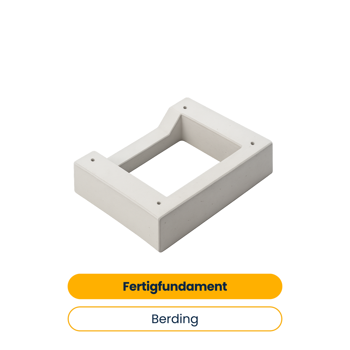 Fertigfundament für Außeneinheiten (geeignet für Bosch CS5800/6800i)