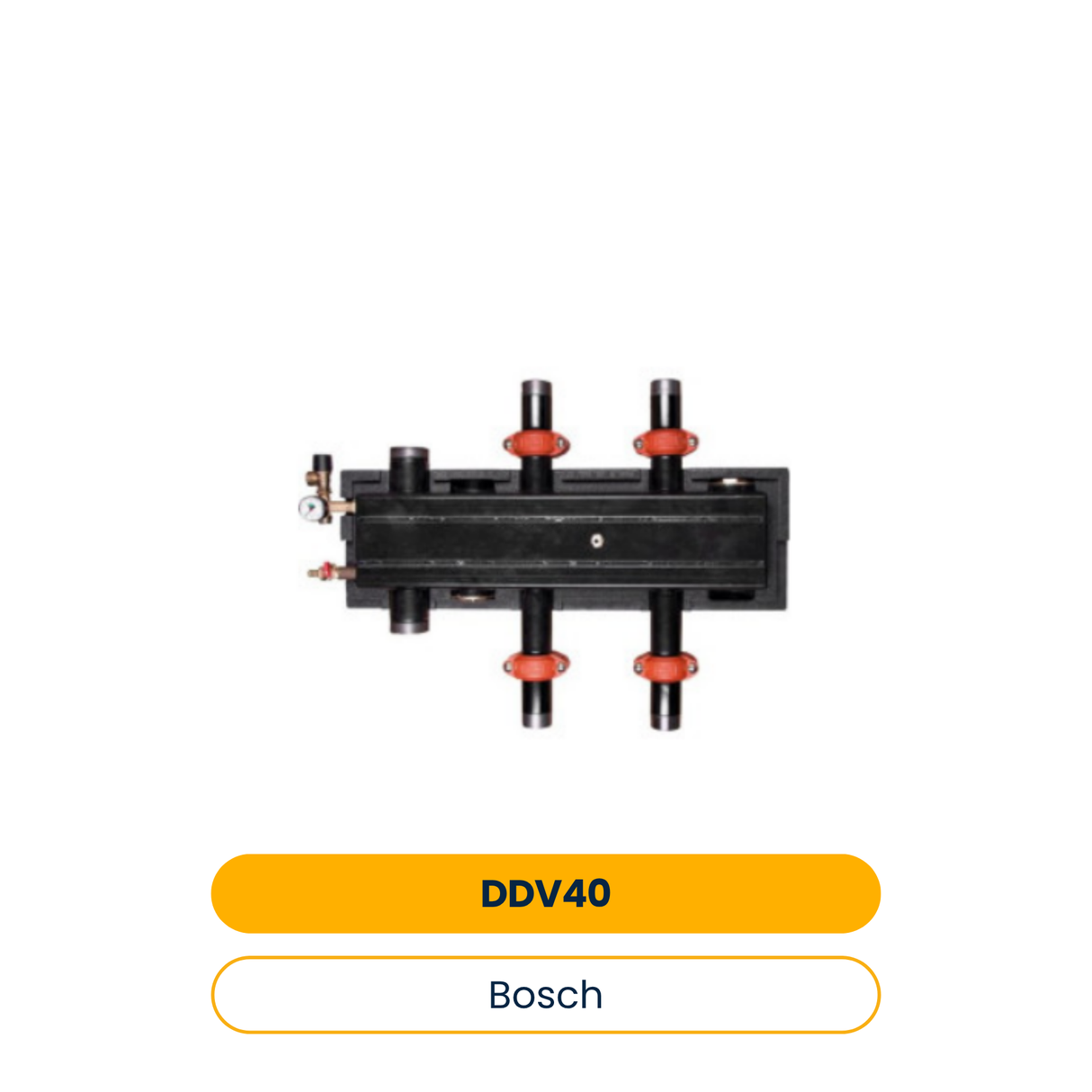 BOSCH Accessoires pour pompes à chaleur air DDV 40 répartiteur à double pression différentielle 40 (Réf. 8738212212)