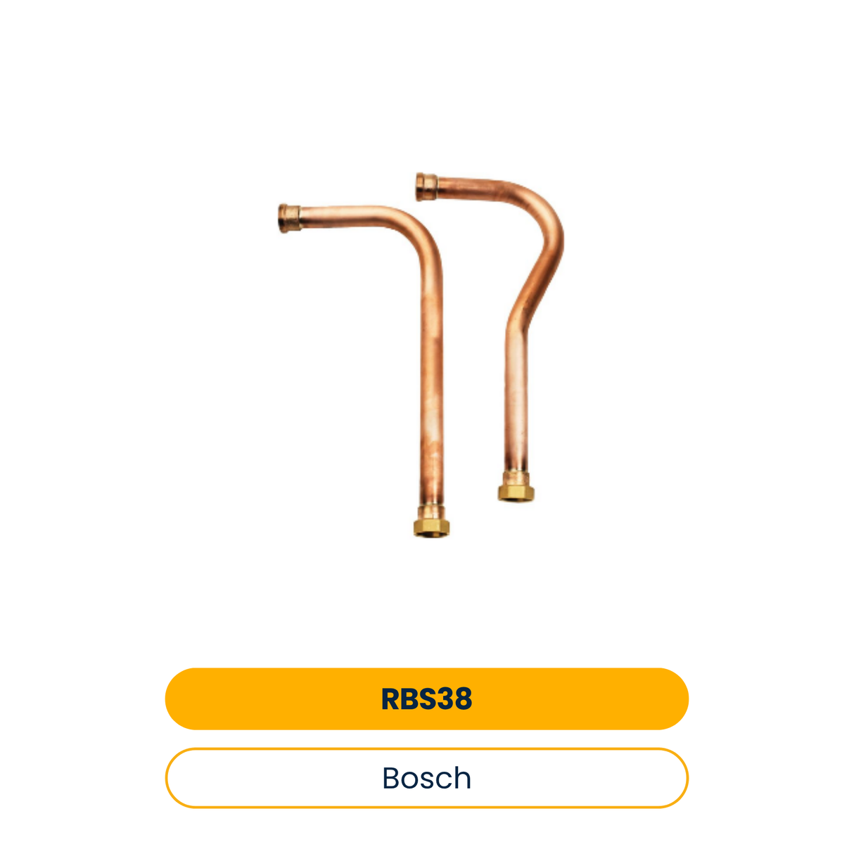 BOSCH Zubehör für Luftwärmepumpen RBS 38 Rohrbausatz seitlich für CS5000 AW 38 O (Art.-Nr. 8738212226)