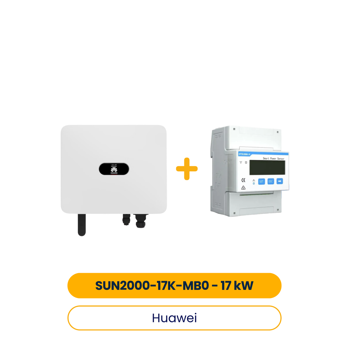 Huawei SUN2000-17K-MB0 Onduleur hybride 17 kW (en option avec compteur intelligent)