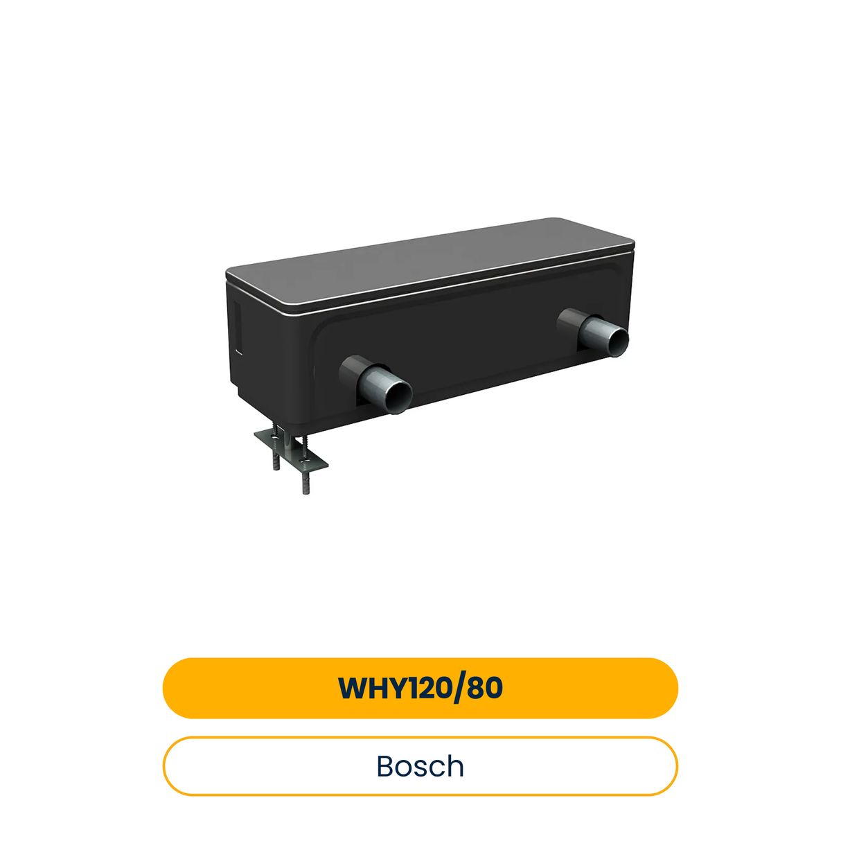 BOSCH Installationszubehör WHY 120/80 Hydraulische Weiche DN 120/80, schwarz (Art.-Nr. 8718599386)