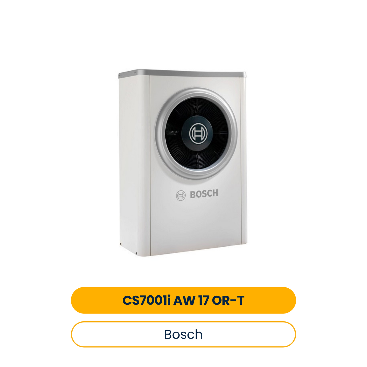 BOSCH pompe à chaleur air/eau CS7001i AW 17 OR-T unité extérieure Monobloc PAC, 1680x1200x580 (Réf. art. 7738601998)