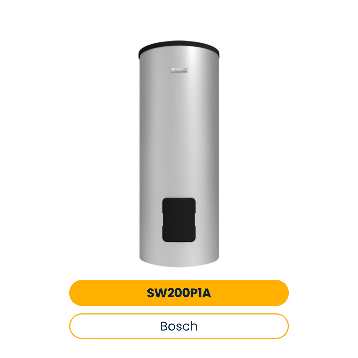 BOSCH Edelstahlspei. STORA SW 200 P 1 A 1560x600, 200 L, silber/schwarz (Art.-Nr. 7735500507)