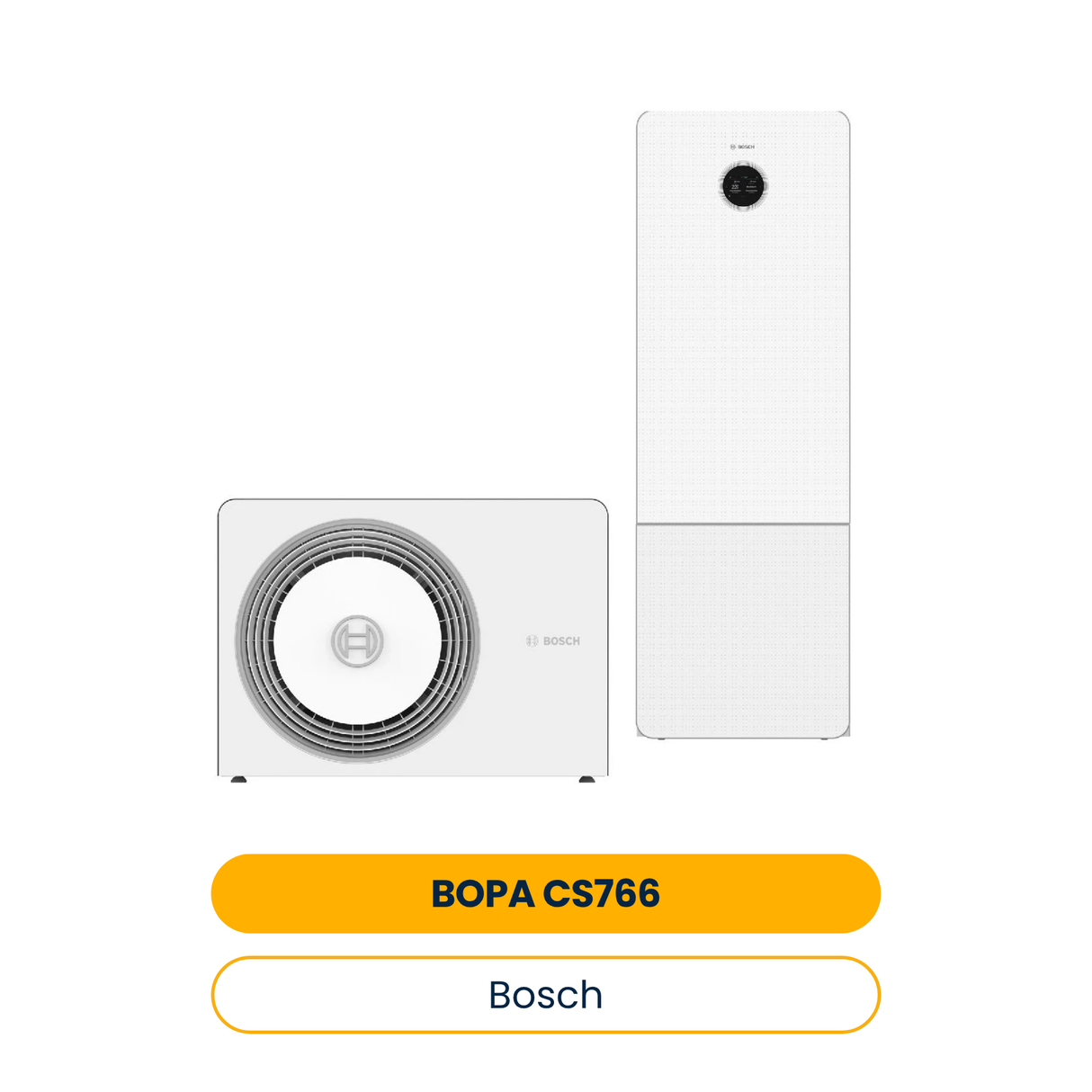 BOSCH Luftwärmepumpen-Paket BOPA CS766 AW 7 OR-S, CS6800iAW 12 M (Art.-Nr. 7739622393)