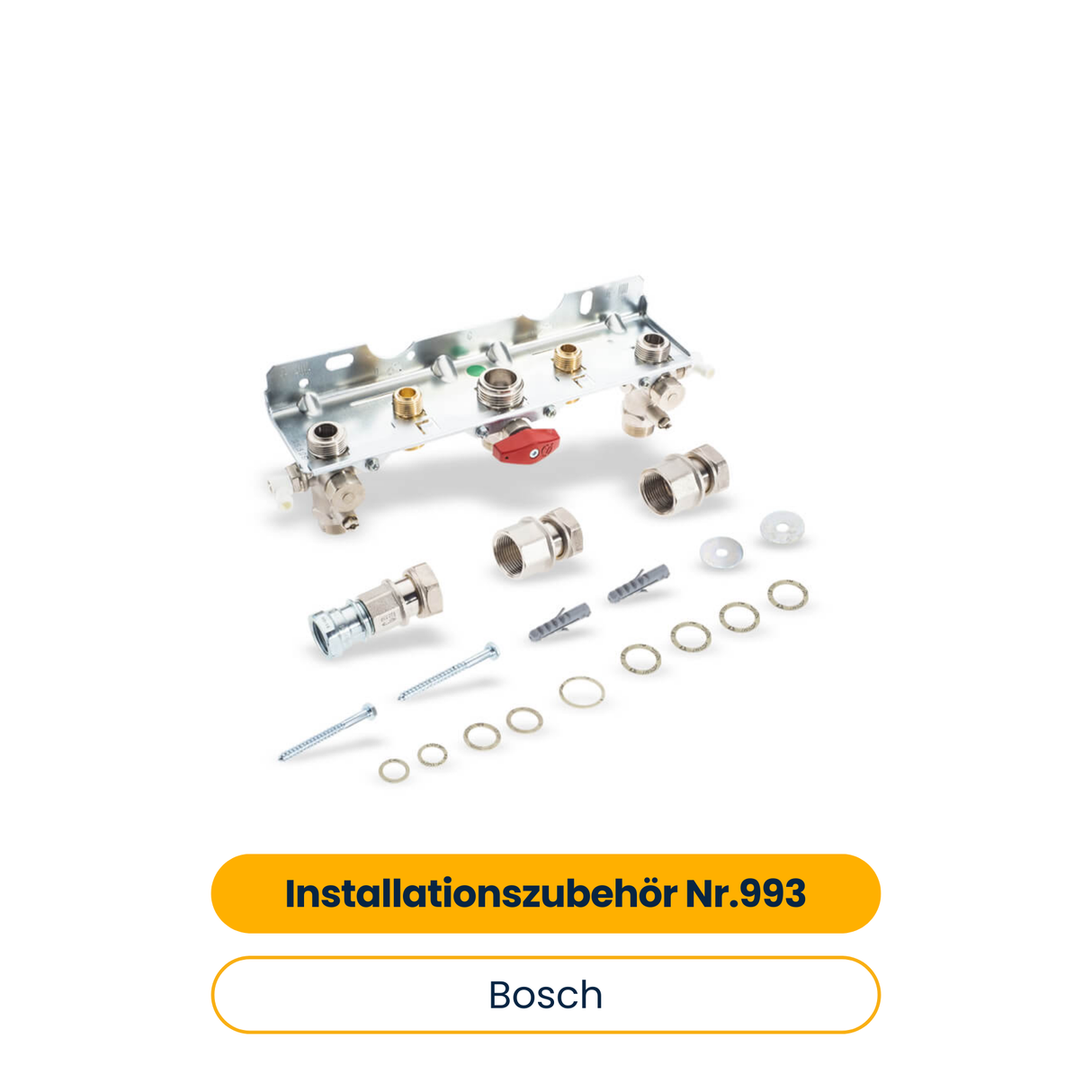 BOSCH Installationszubehör Nr. 993 Montageanschlussplatte Aufputz (Art.-Nr. 7719002374)