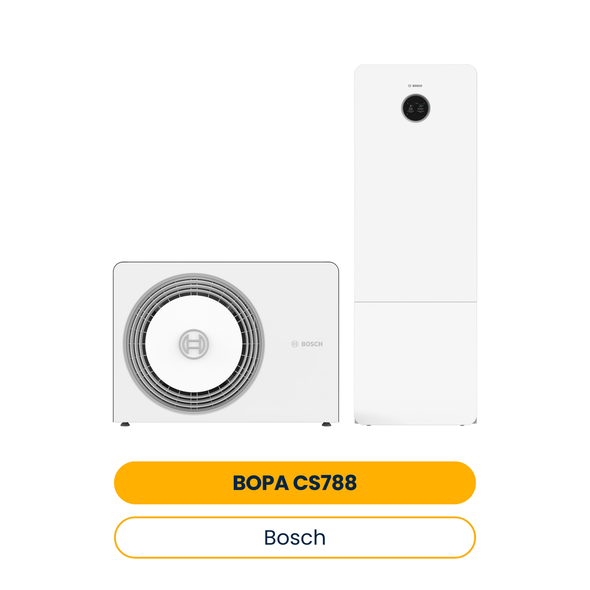 BOSCH Luftwärmepumpen-Paket BOPA CS788 AW 10 OR-T, CS5800iAW 12 M (Art.-Nr. 7739623429)